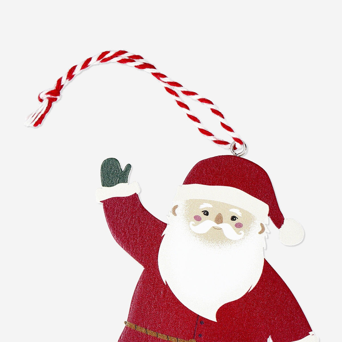 Hanging wooden Santa ornament Home Flying Tiger Copenhagen 