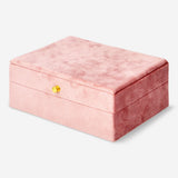 Flying Tiger Copenhagen jewelry box for home storage, featuring a compact design with multiple compartments for organizing jewelry.
