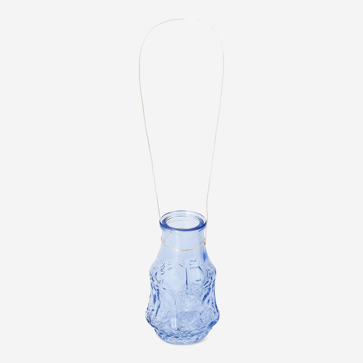 Mini blue glass vase Home Flying Tiger Copenhagen 
