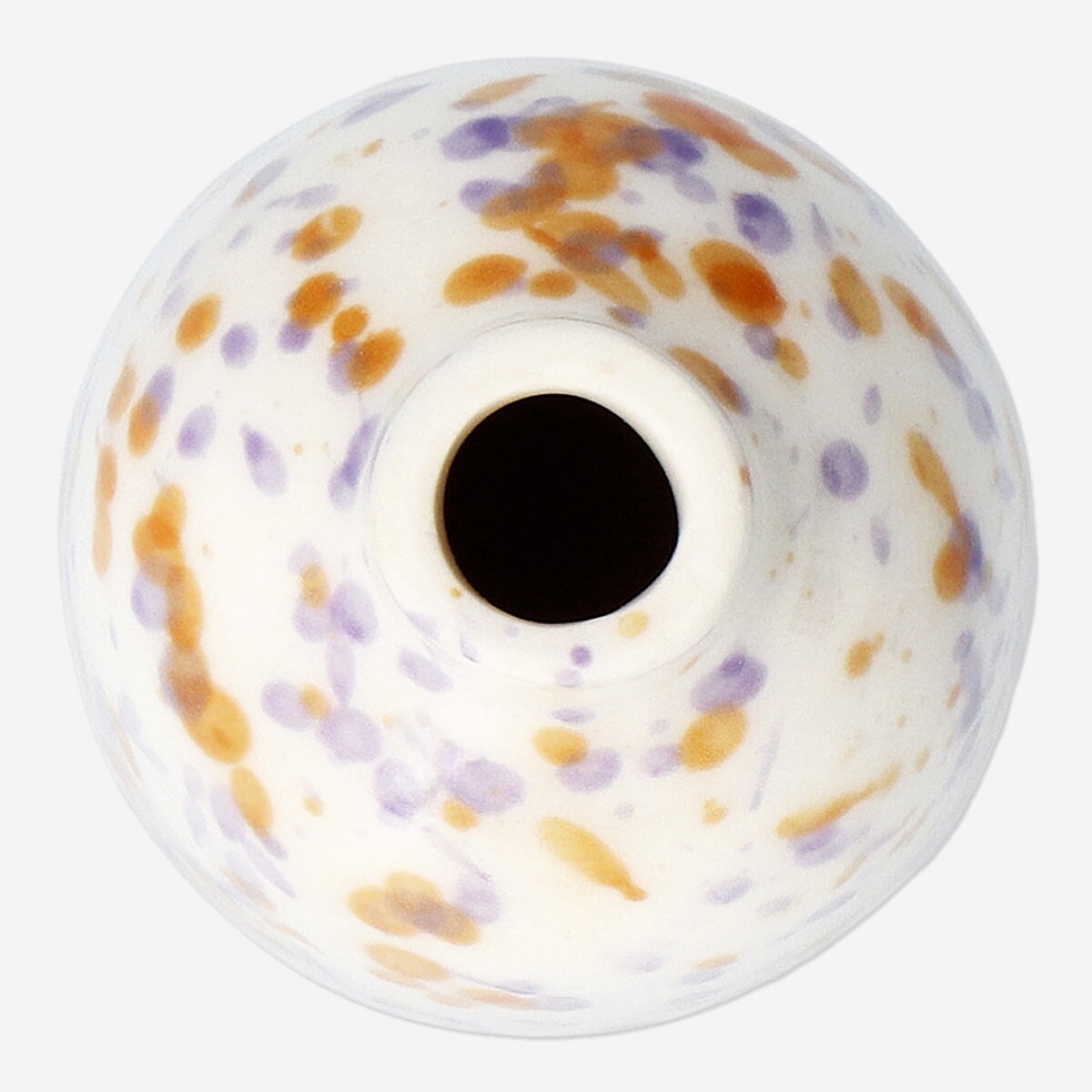 Mini vase with splash pattern by Flying Tiger Copenhagen, featuring vibrant colors and a sleek, modern design for home decor.