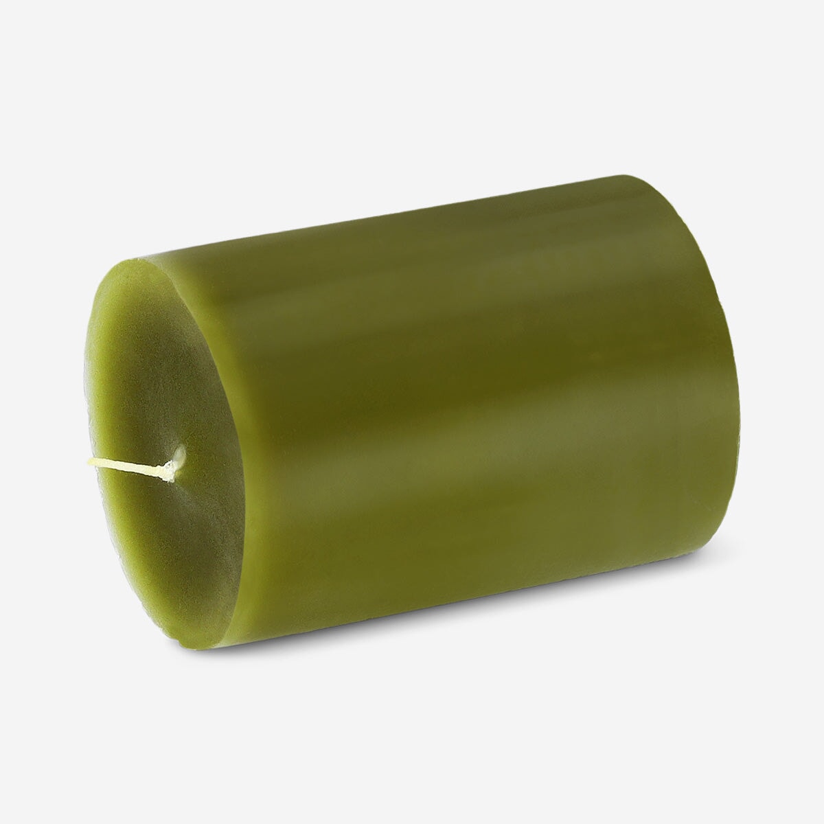 Olive green pillar candle - 8 cm Home Flying Tiger Copenhagen 