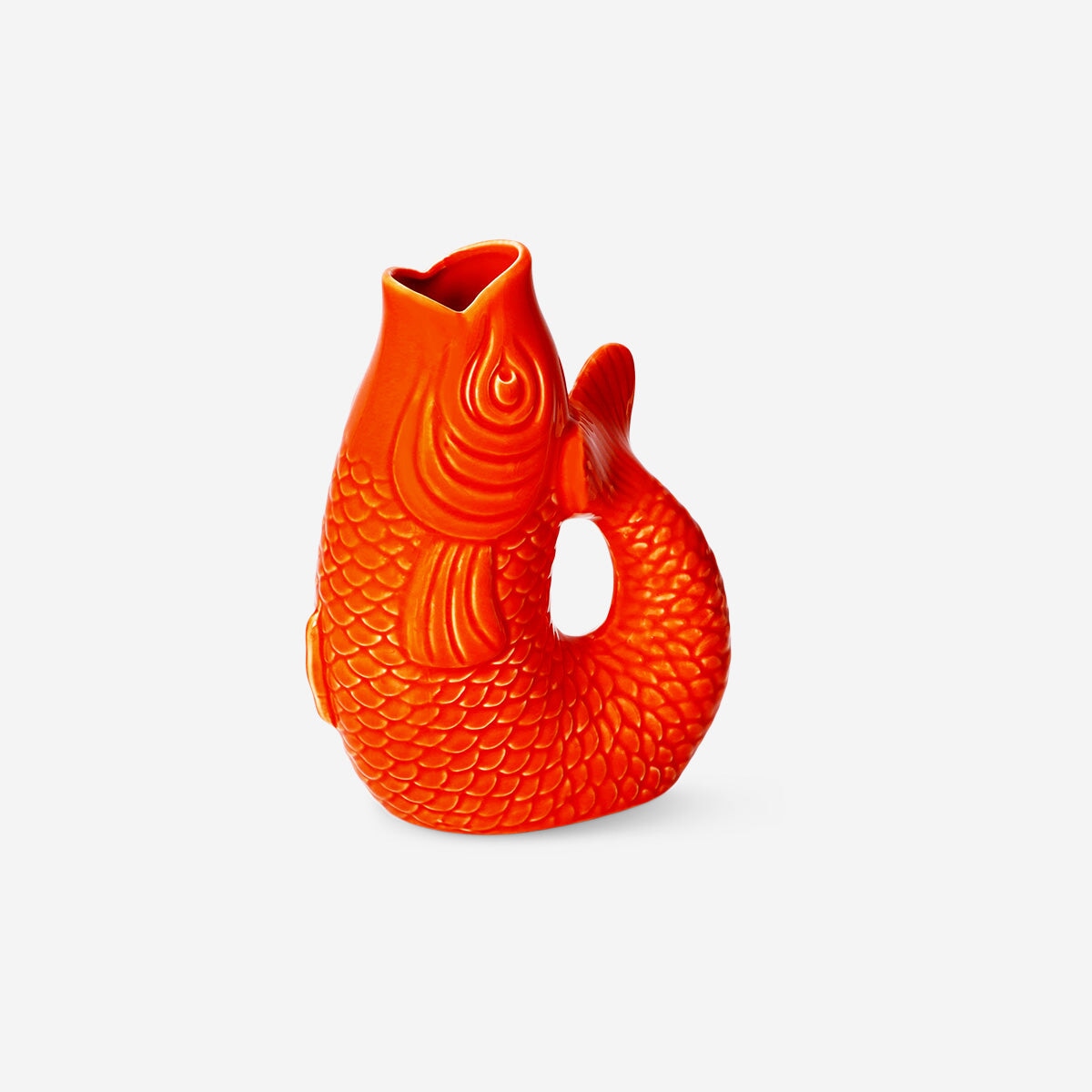 Orange fish vase Home Flying Tiger Copenhagen 