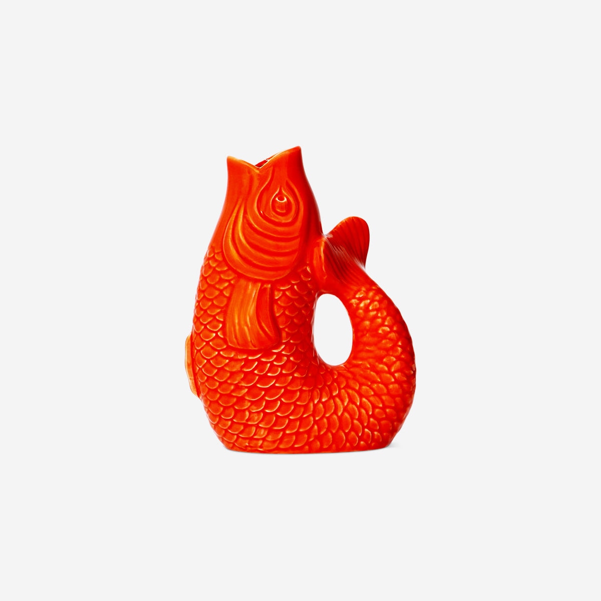 Orange fish vase Home Flying Tiger Copenhagen 