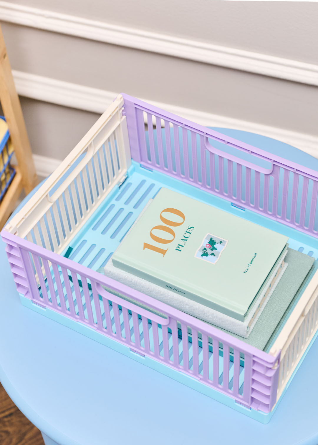 Pastel collapsible storage box - 30 cm - Flying Tiger Copenhagen