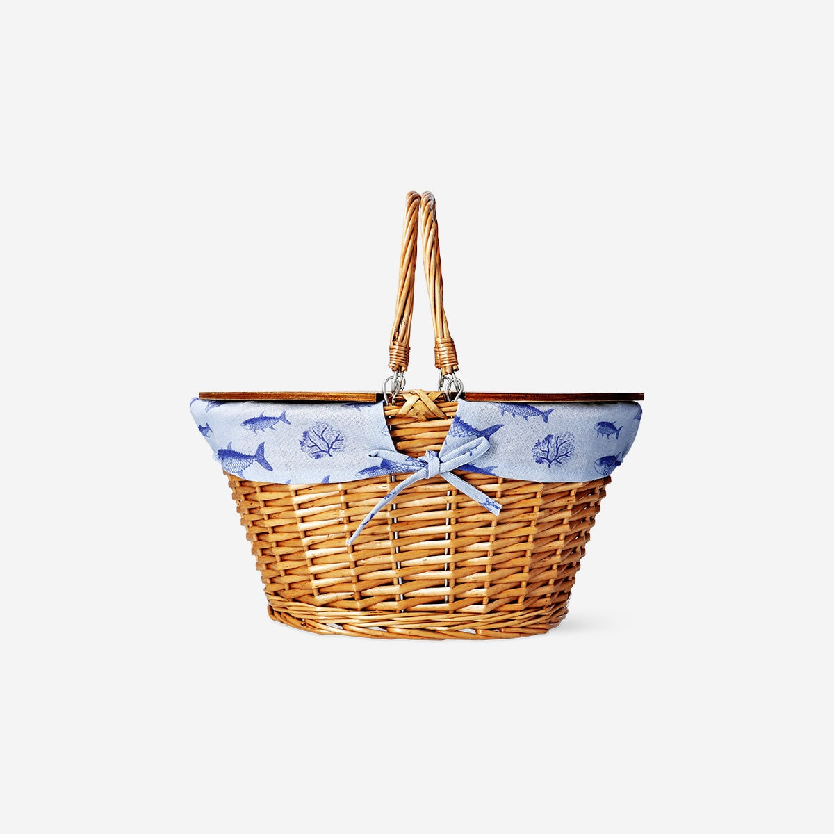 Picnic basket with fabric cover Home Flying Tiger Copenhagen 