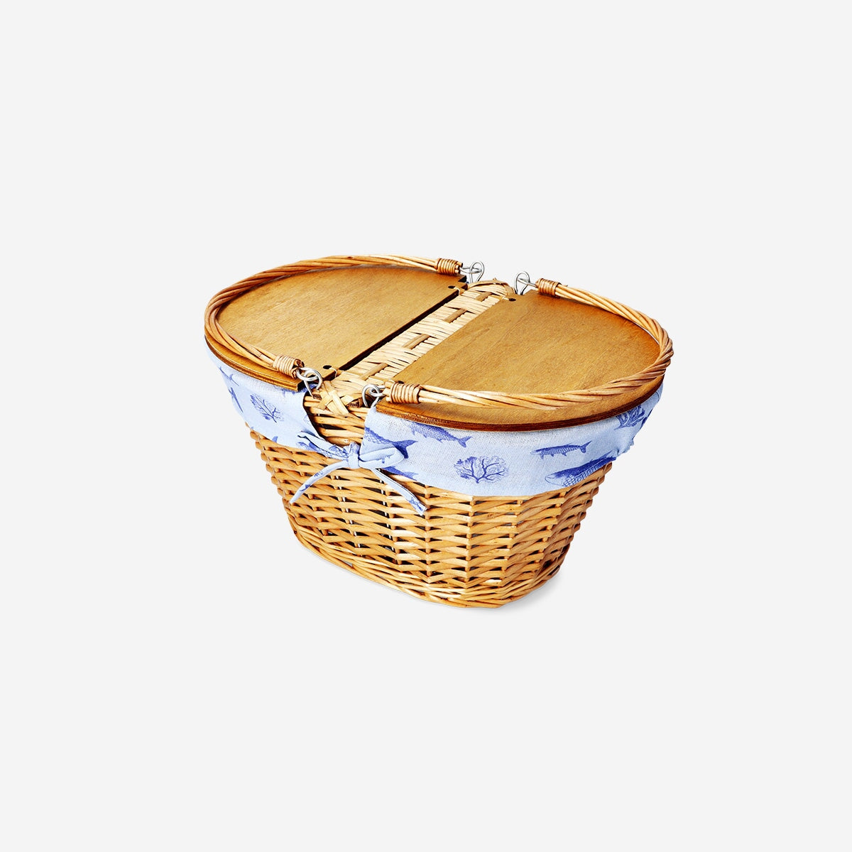 Picnic basket with fabric cover Home Flying Tiger Copenhagen 