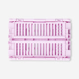 Pink collapsible storage box - 15 cm