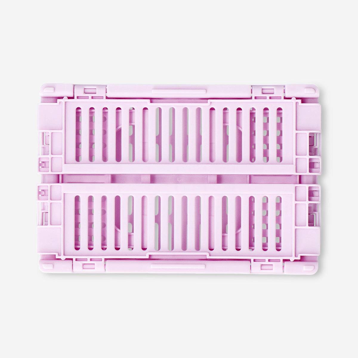 Pink collapsible storage box - 15 cm