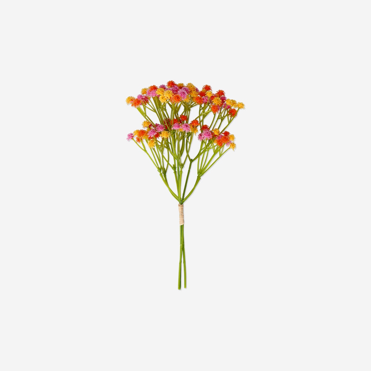 Pink decorative flower bouquet for home decor by Flying Tiger Copenhagen, featuring vibrant artificial flowers.