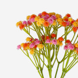 Pink decorative flower bouquet from Flying Tiger Copenhagen, suitable for home decor, with vibrant pink blooms and lush green foliage.