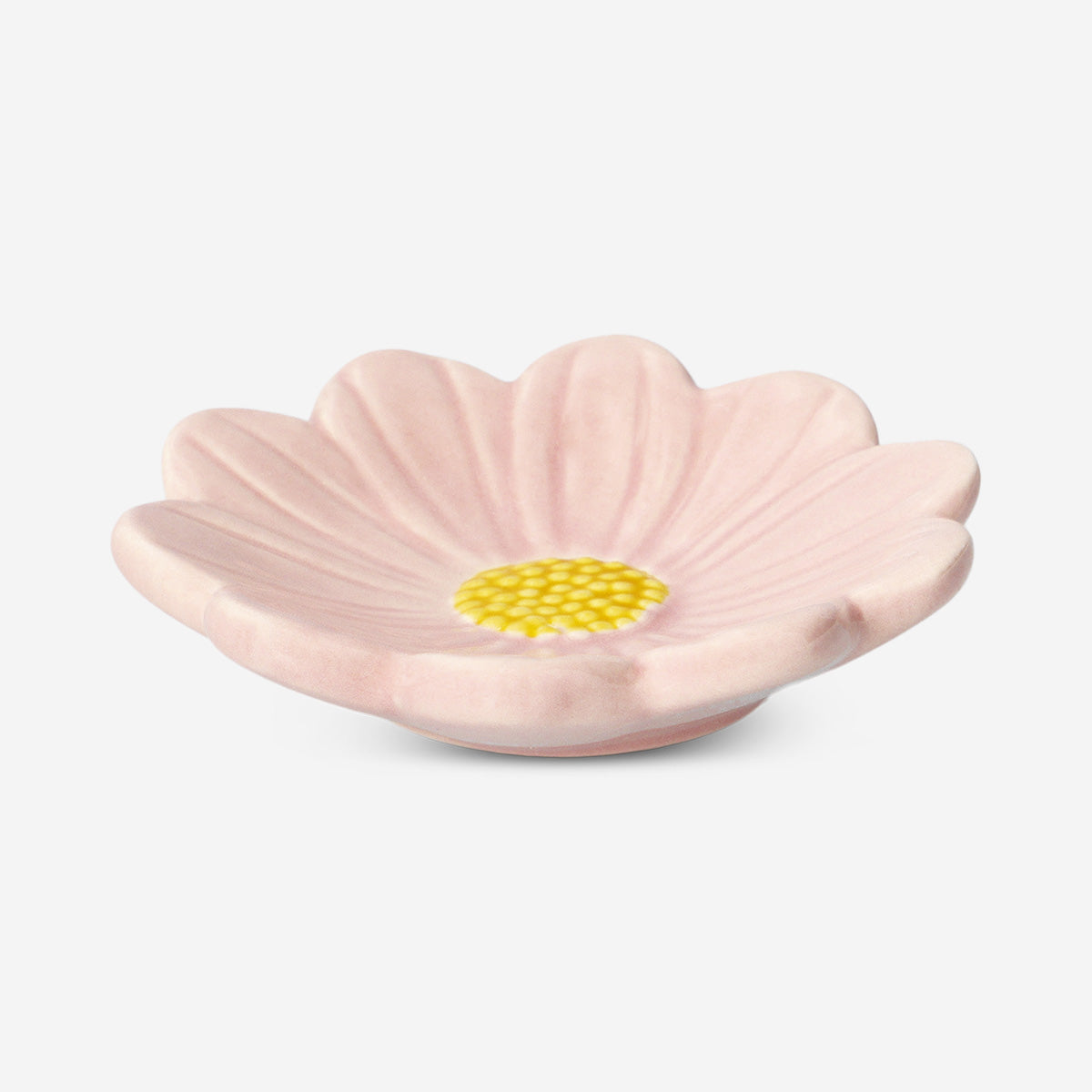 Pink flower dish - 9 cm