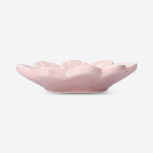 Pink flower dish - 9 cm
