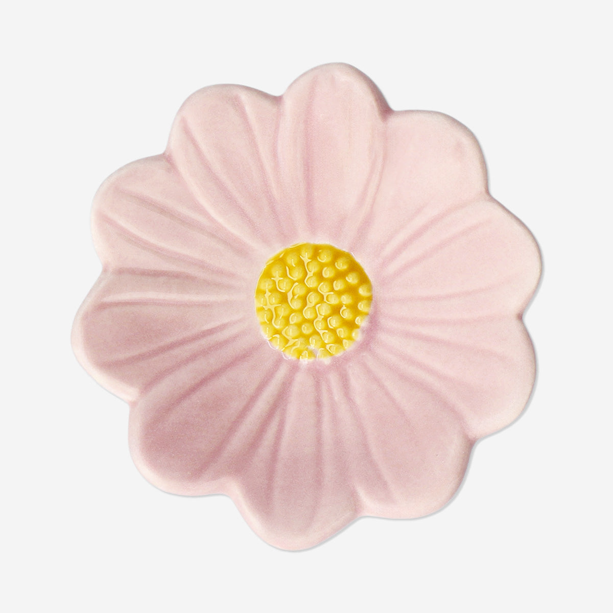 Pink flower dish - 9 cm