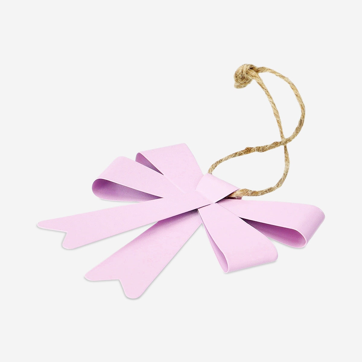 Pink metal bow ornament Home Flying Tiger Copenhagen 