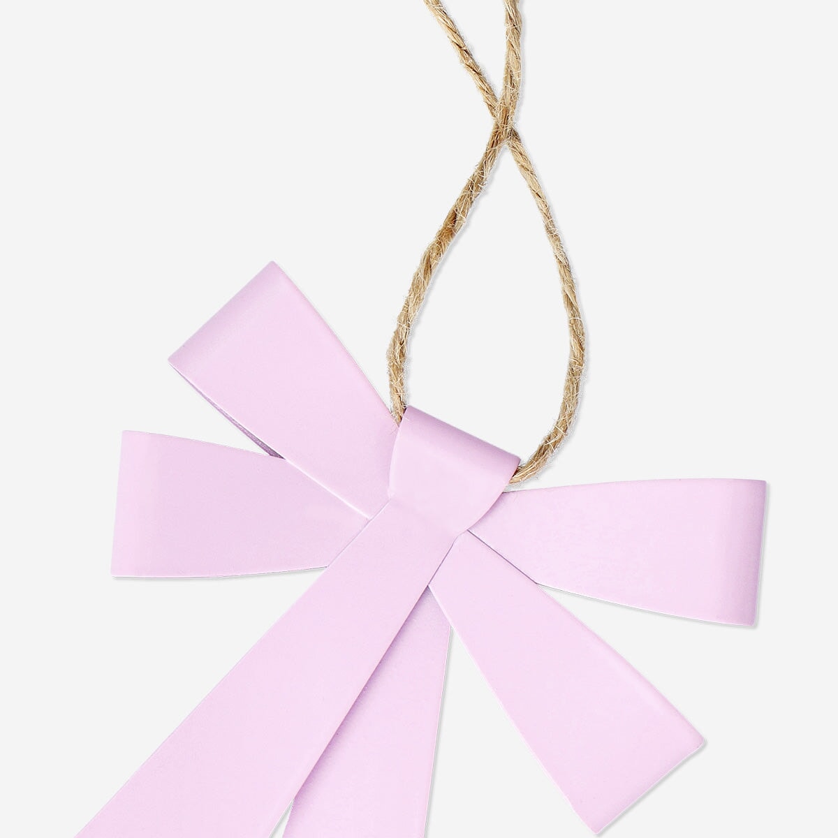 Pink metal bow ornament Home Flying Tiger Copenhagen 