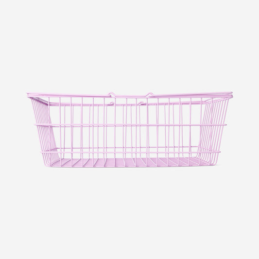 Pink wire basket