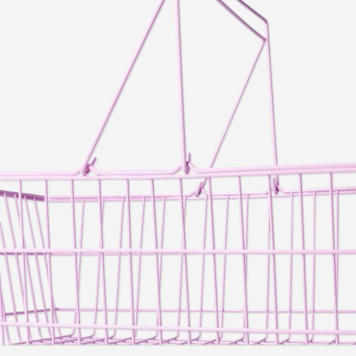 Pink wire basket