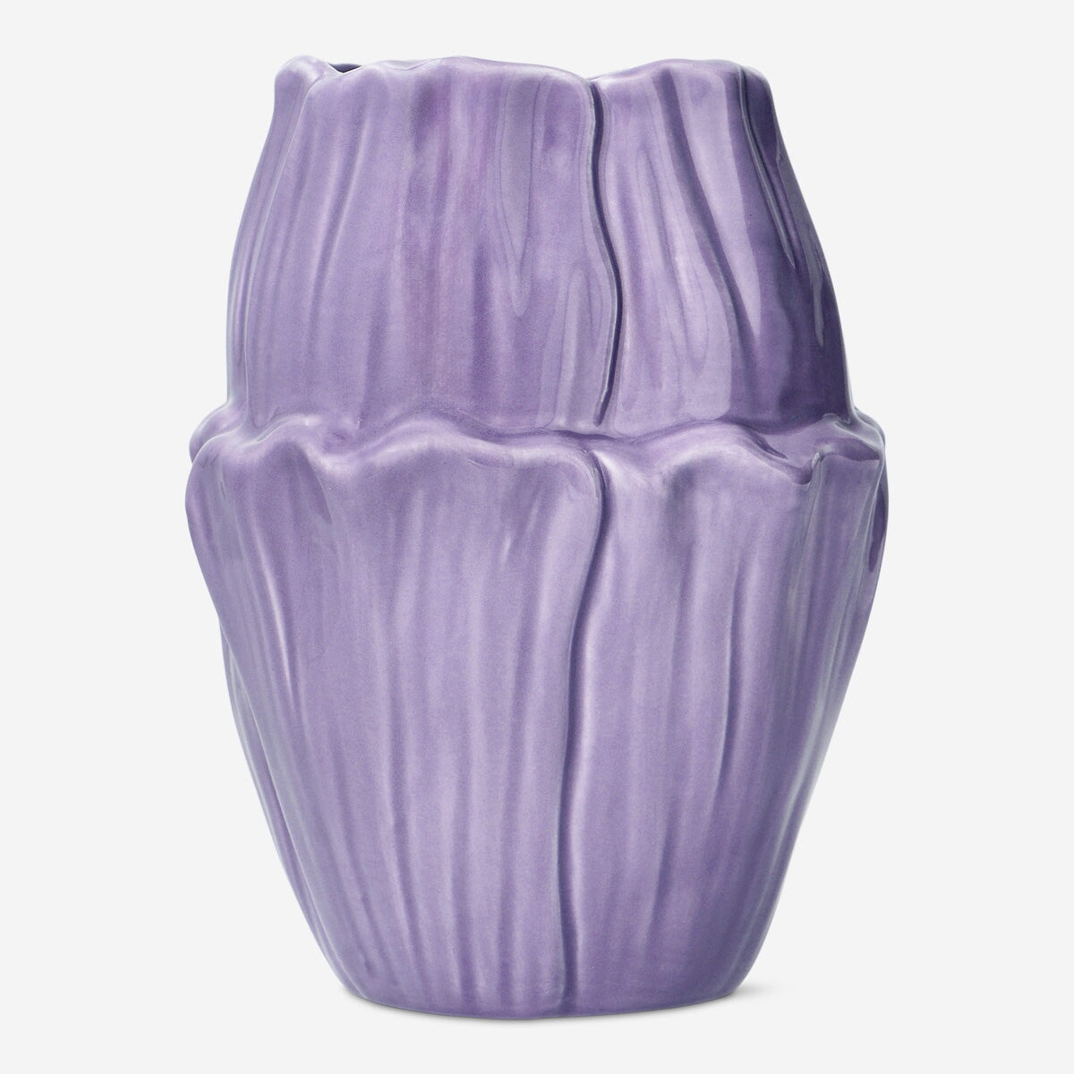 Purple flower vase - 20 cm Home Flying Tiger Copenhagen 