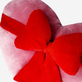 Red heart with bow cushion - Flying Tiger Copenhagen