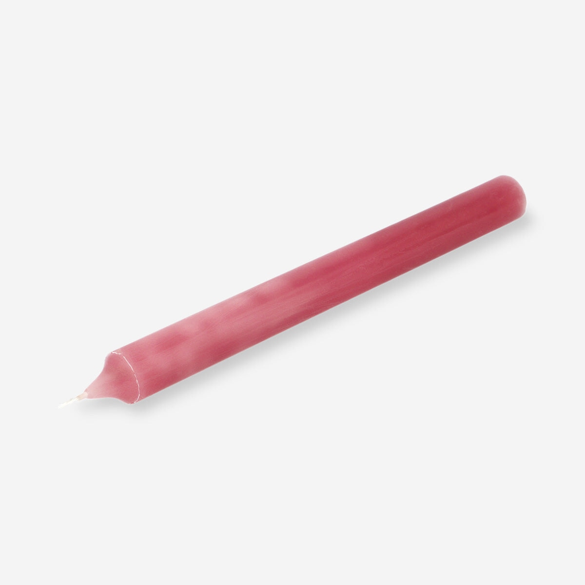 Rose pink dinner candle by Flying Tiger Copenhagen, 24 cm tall, ideal for home table decor and ambient lighting.