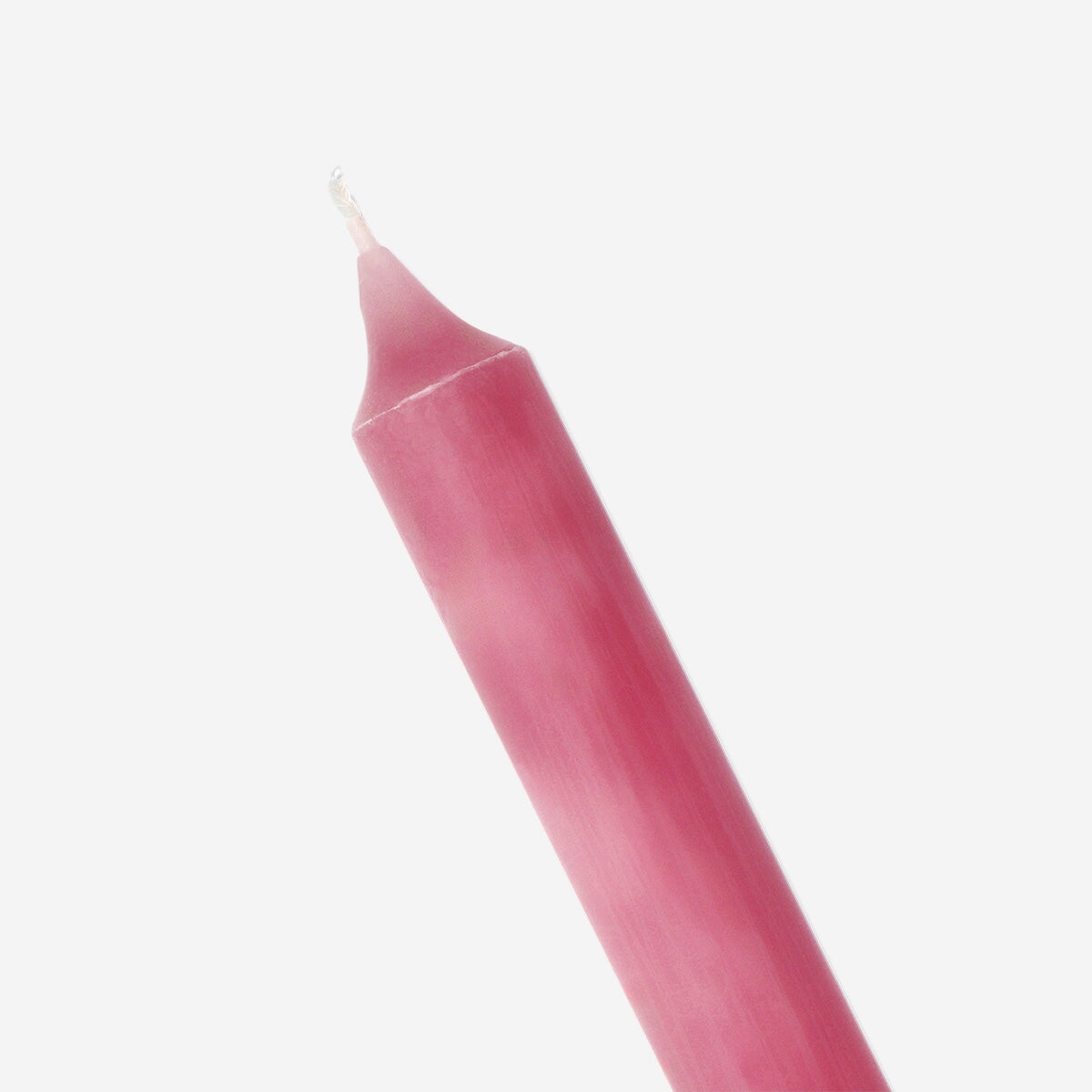 Rose pink dinner candle from Flying Tiger Copenhagen, 24 cm tall, ideal for home decor and table settings.