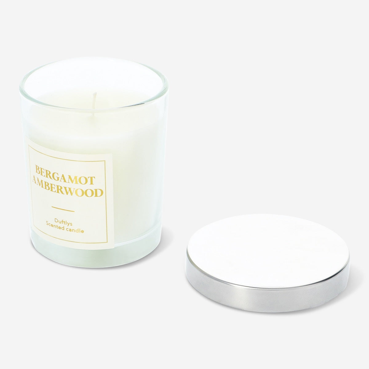 Bergamot & Wood Scented Candle – Soothing Home Fragrance – Flying