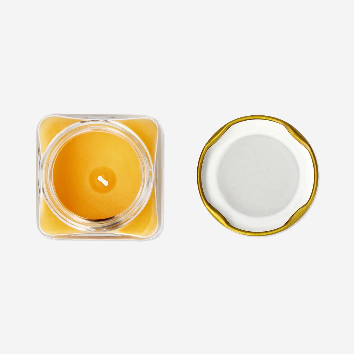 Flying Tiger Copenhagen scented candle with neroli fragrance, in a glass jar, perfect for home decoration and ambiance.