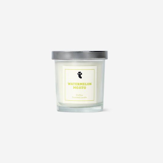Scented candle with watermelon fragrance