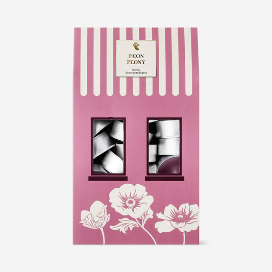 Scented tealights with peony fragrance - 20 pcs