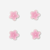 Set of pink flower tealights - 4 pcs