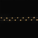 Silver string lights from Flying Tiger Copenhagen, 220 cm long, ideal for home decor and ambient lighting.