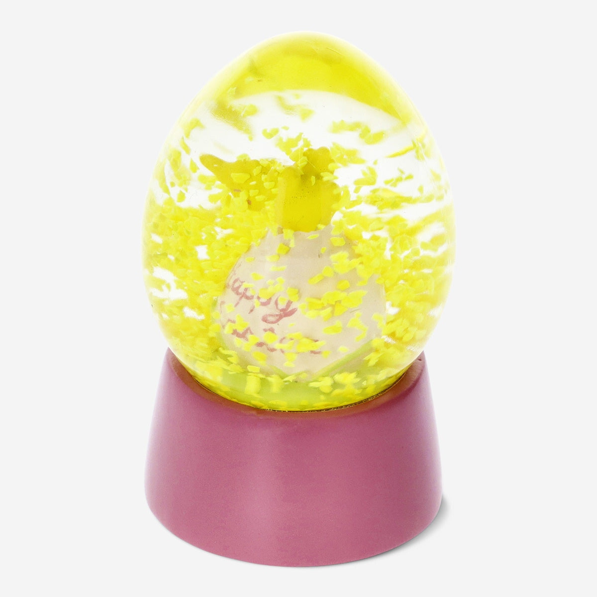 Small Flying Tiger Copenhagen snow globe for home decor, featuring a festive scene inside a clear glass globe.