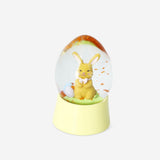 Flying Tiger Copenhagen snow globe featuring a cute Easter bunny inside, perfect for holiday home decor.