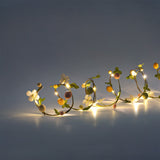 Flying Tiger Copenhagen string lights with Easter eggs and leaves, 81 cm, decorative home lighting for festive décor.