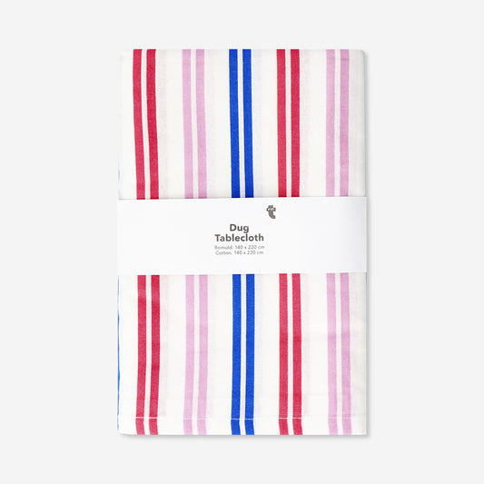 Striped tablecloth - 140x220 cm