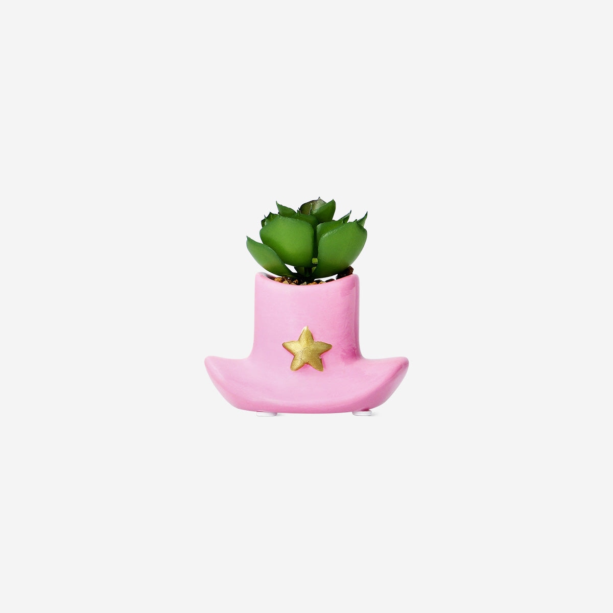Succulent in cowboy hat plant pot Home Flying Tiger Copenhagen 
