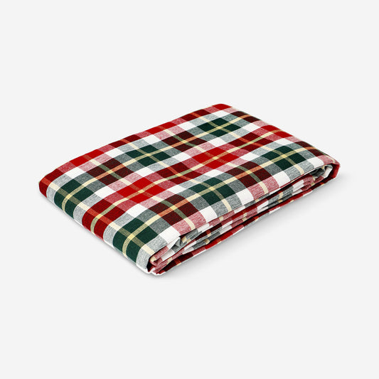 Table cloth with tartan print - 140x220 cm