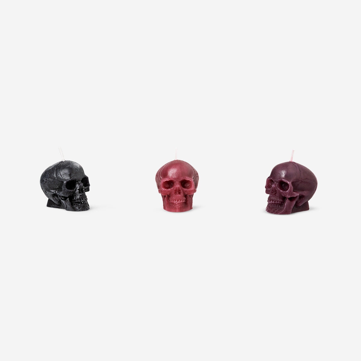 Tealight skull candles - 3 pcs Home Flying Tiger Copenhagen 