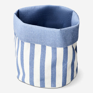 Flying Tiger Copenhagen textile storage basket, 20 cm, in natural fabric, ideal for organizing home essentials.
