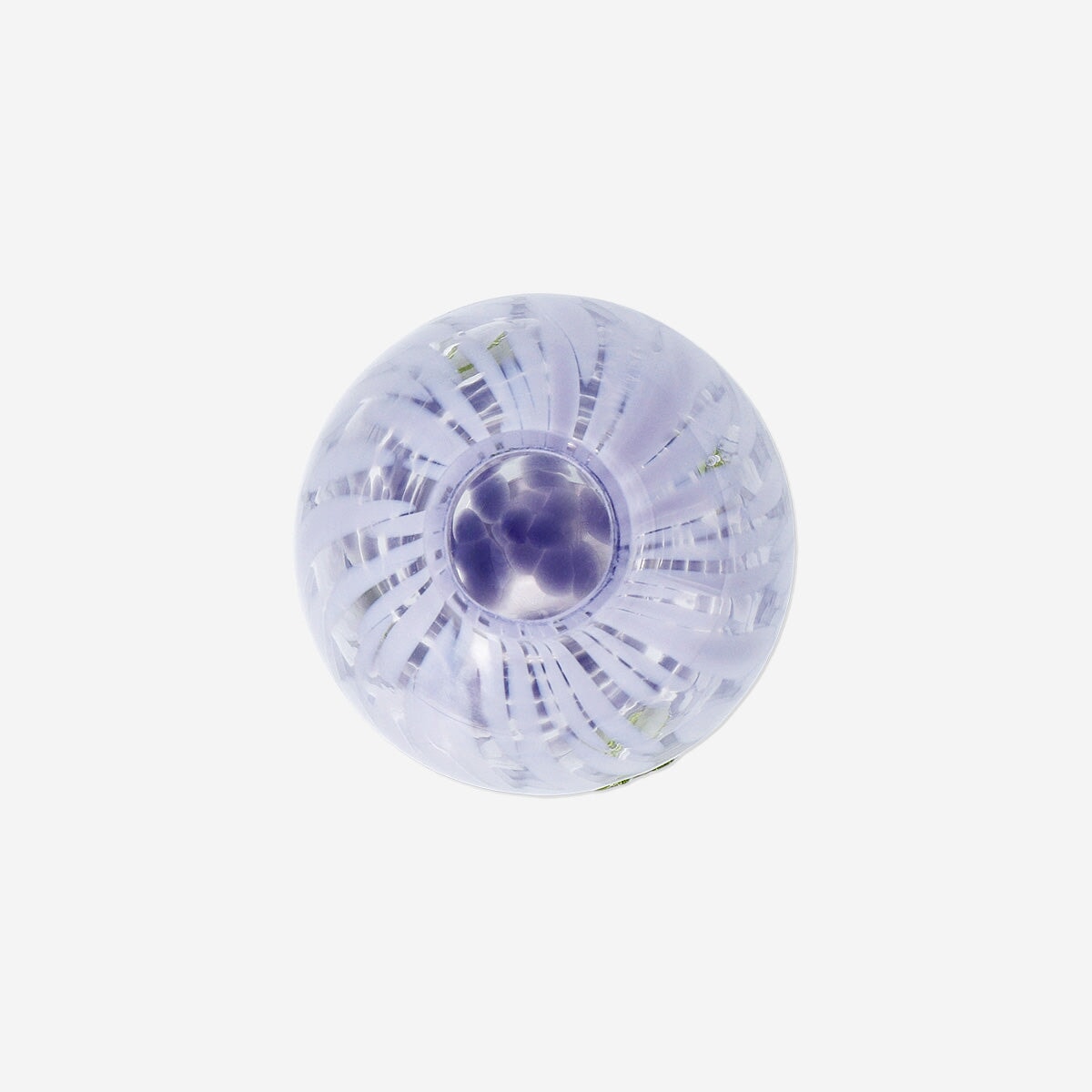 Vase with purple dots and leaves - 12 cm home Flying Tiger Copenhagen 