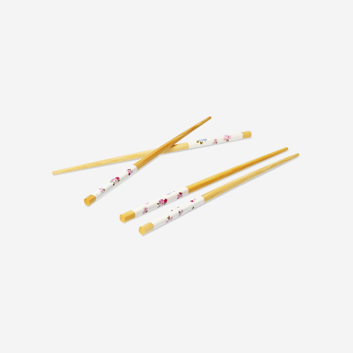 Bamboo chopsticks with blossom print - 2 pcs Kitchen Flying Tiger Copenhagen 