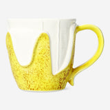 Flying Tiger Copenhagen banana peel mug, 430 ml, colorful kitchen ceramic cup with banana peel design, ideal for hot beverages