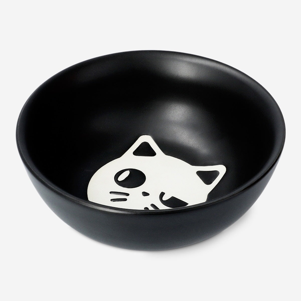 Black bowl with cat print Kitchen Flying Tiger Copenhagen 