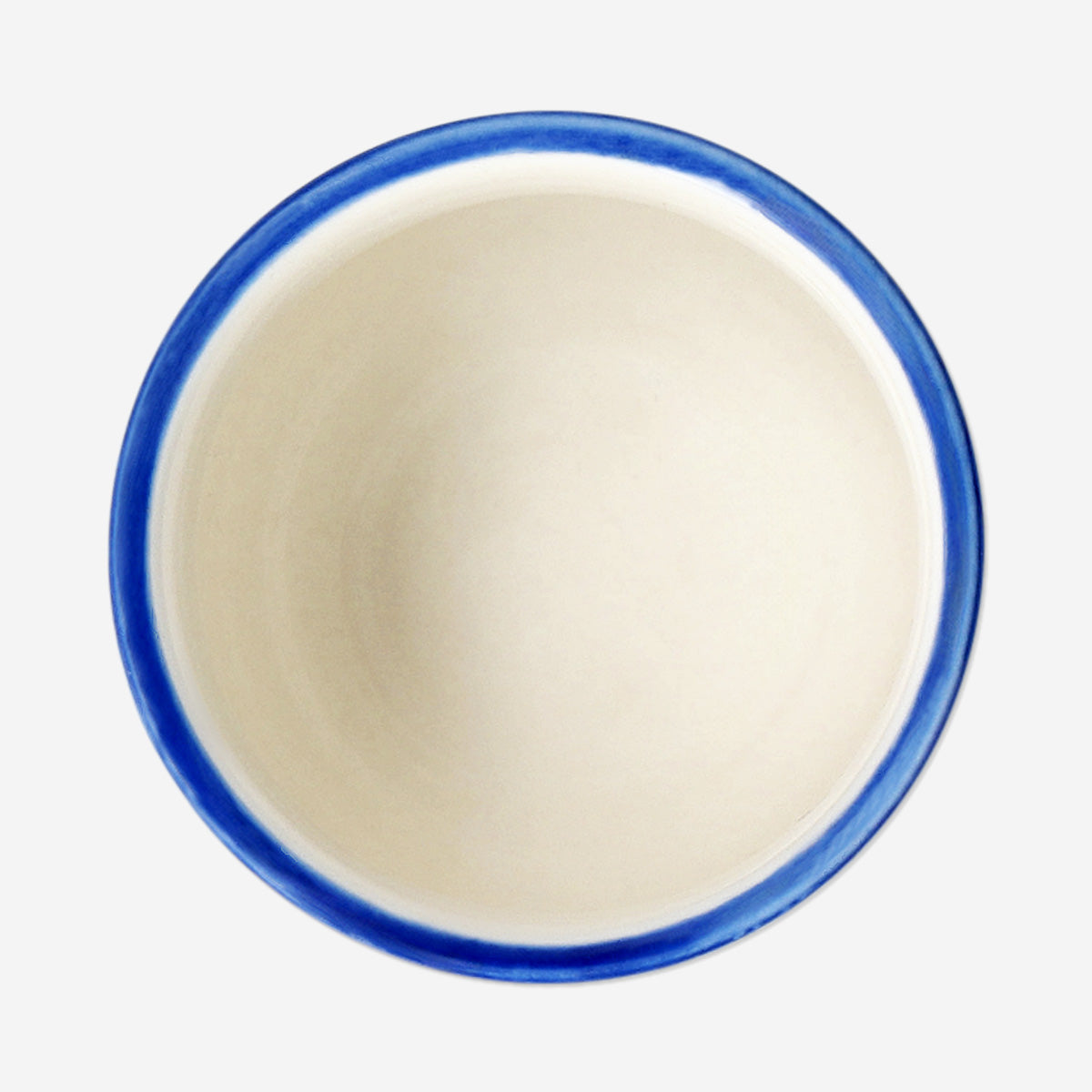 Portauovo floreale blu