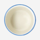 Blauw gebloemd espressokopje