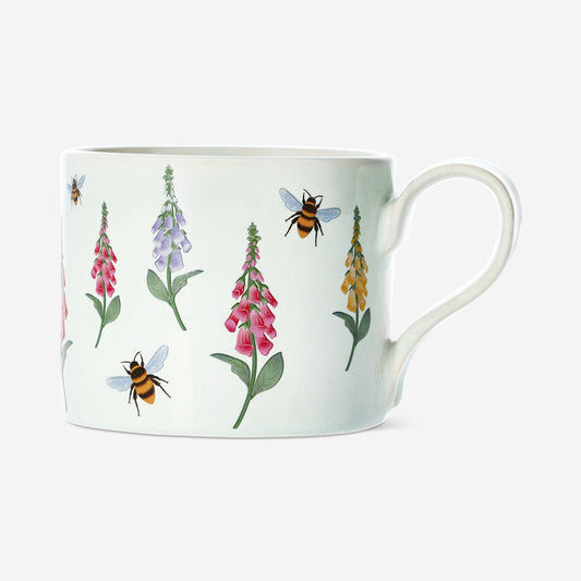 Blauwe bloemen mok - 355 ml