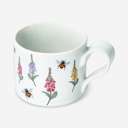 Blauwe bloemen mok - 355 ml