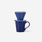 Blue mug with coffee drip - 2 pcs Kitchen Flying Tiger Copenhagen 