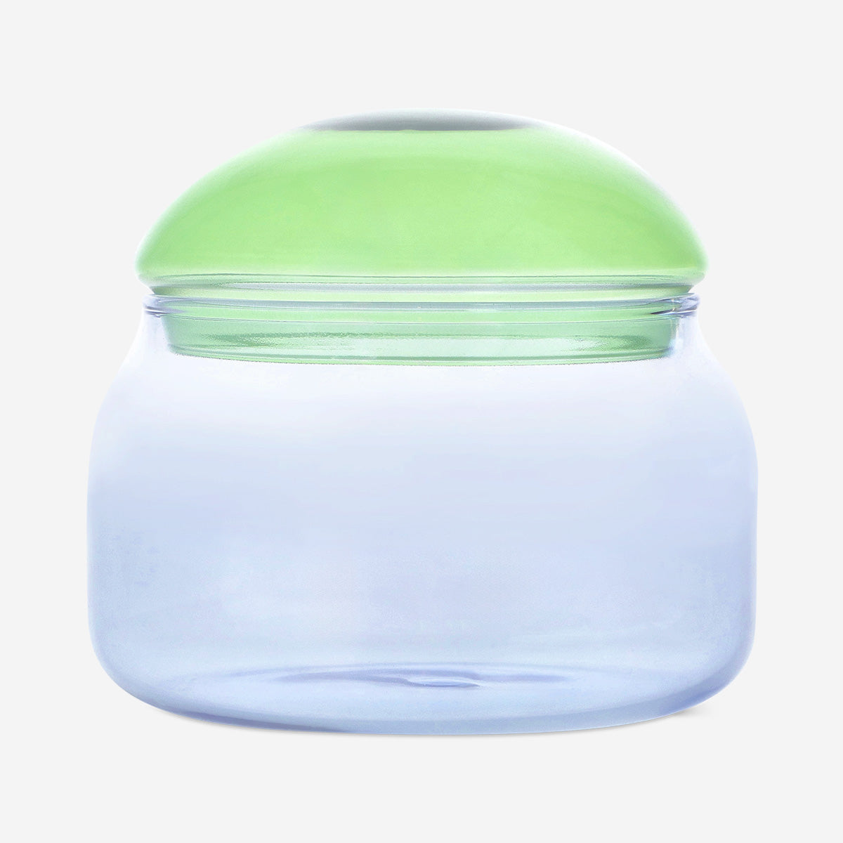 Blue mushroom storage jar - 10 cm