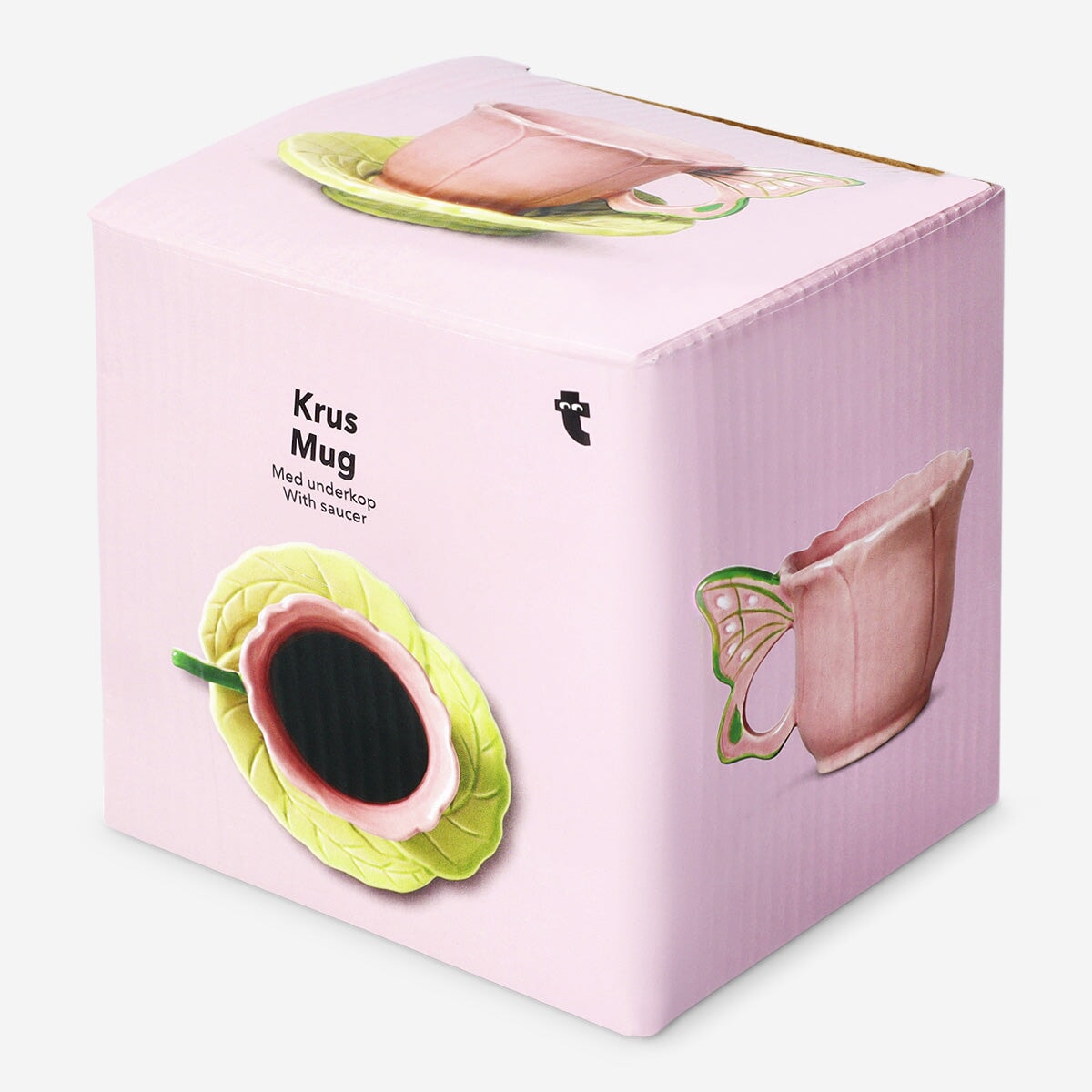 Butterfly mug with saucer - 110 ml Kitchen Flying Tiger Copenhagen 